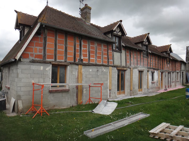 facade maison avant rénovation