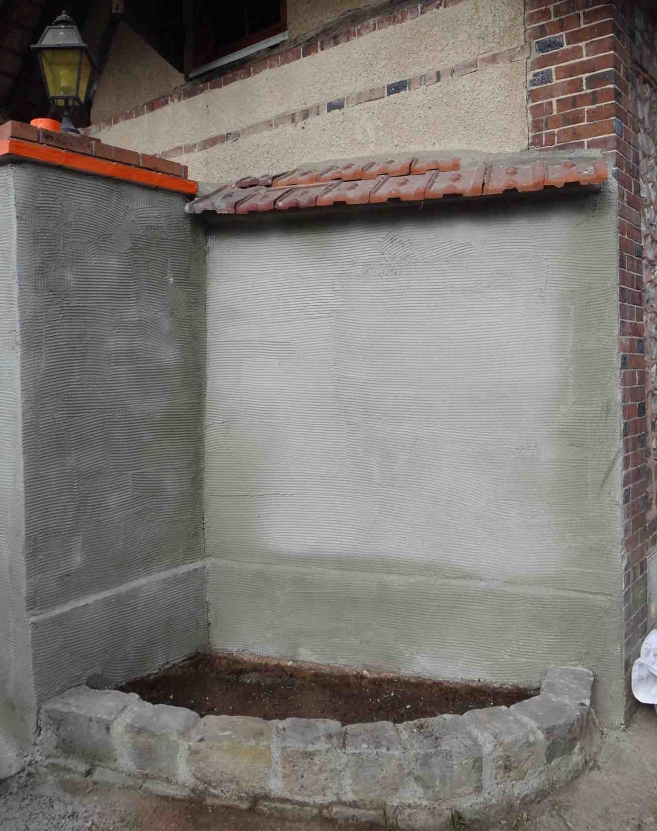 mur avant ravalement